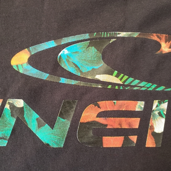 Men's O'Neill Classic Logo Black T-Shirt - XL - Picture 4 of 4